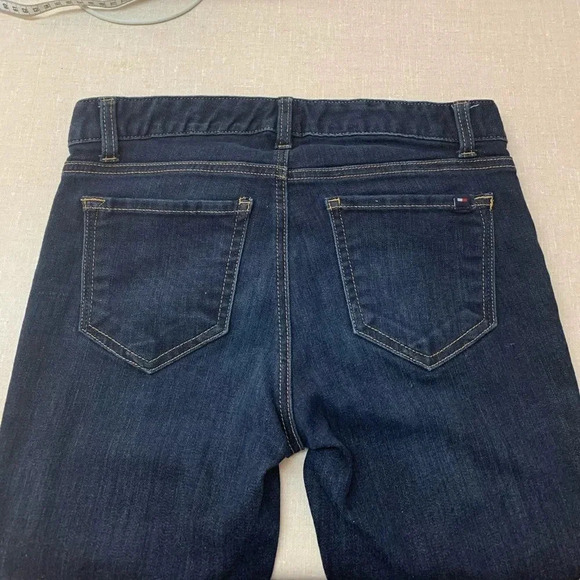 ❣️Tommy Hilfiger Mid rise dark blue skinny Jeans Sz4 - Picture 3 of 10